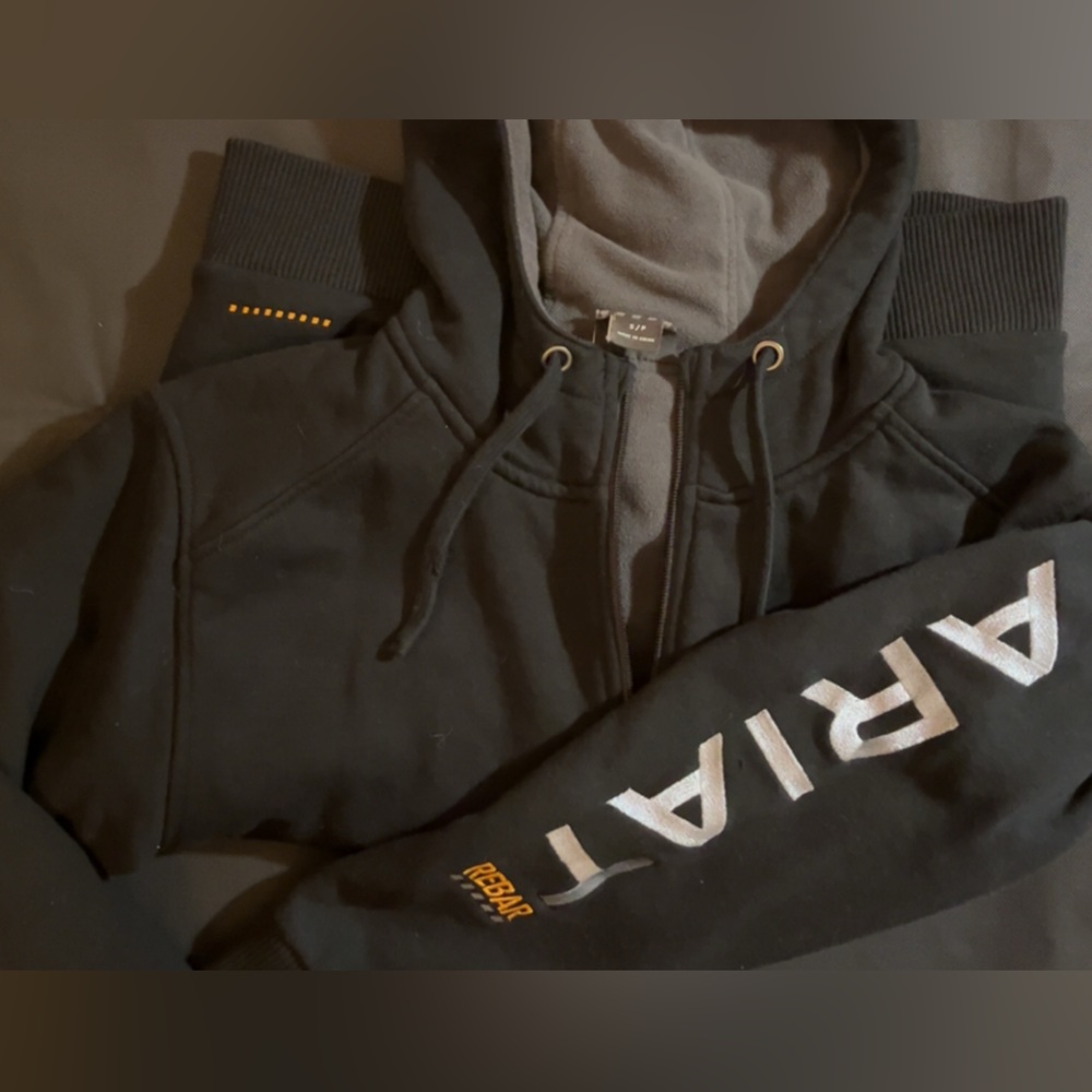 Ariat Rebar Mens All-Weather Full Zip Hoodie